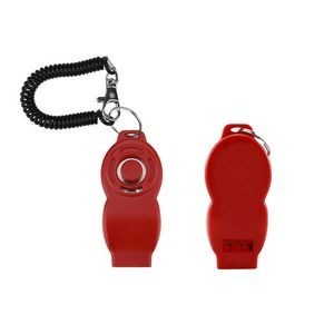 Whistle Durable Metal Pet Training Clicker With Wrist Band 8
