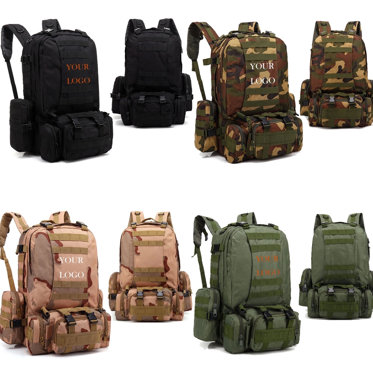 Tactical Backpack Molle Detachable Rucksack 2