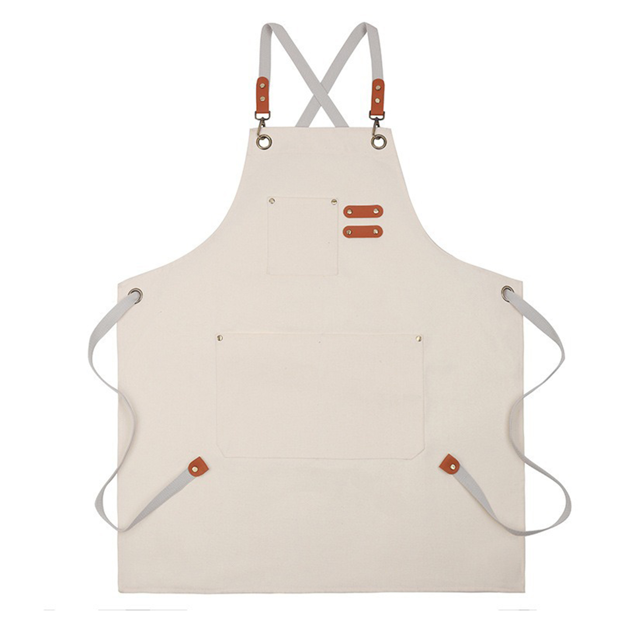 Canvas Cross Back Chef Apron 8