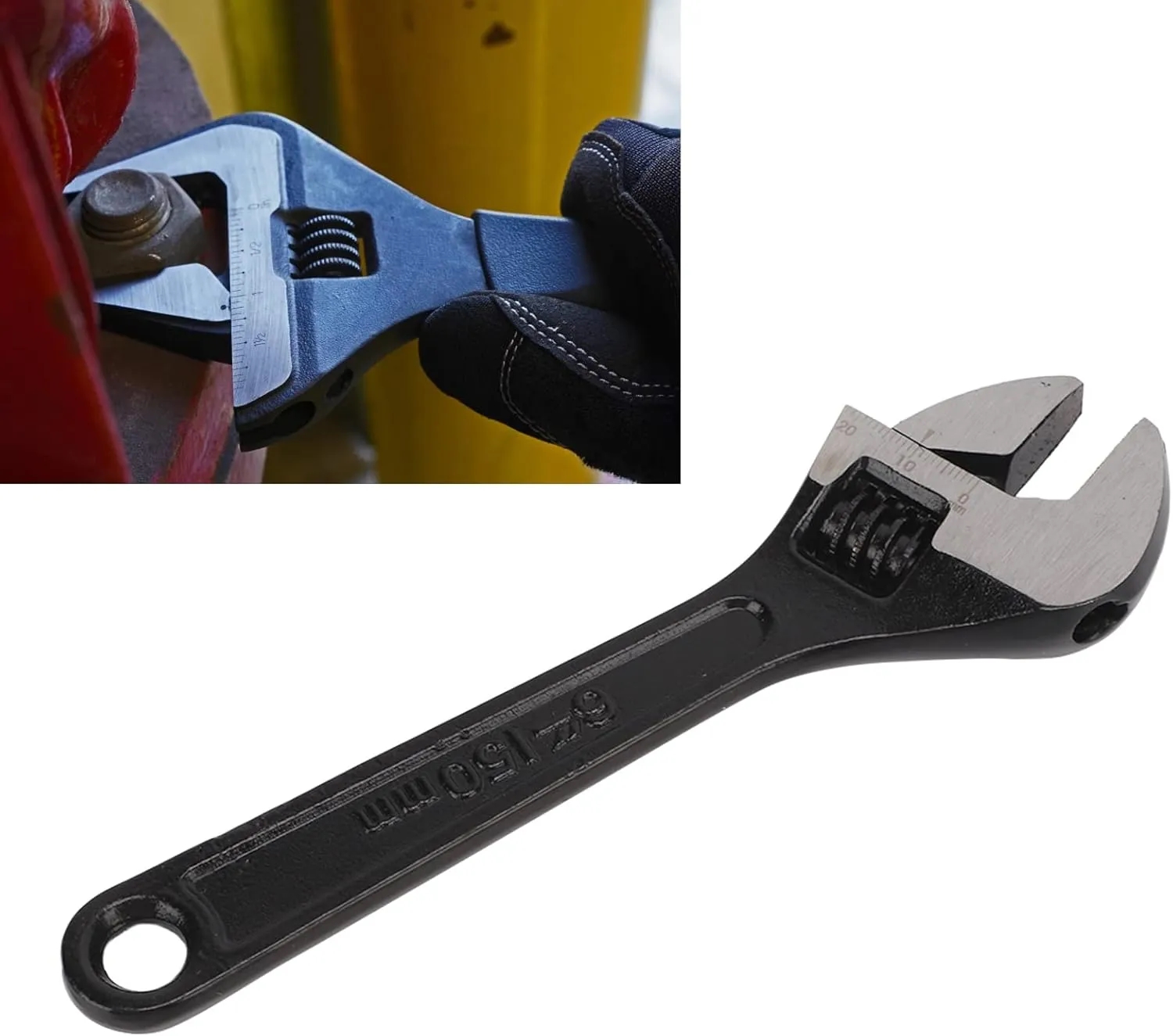Adjustable 4 Inch Steel Wrench 6