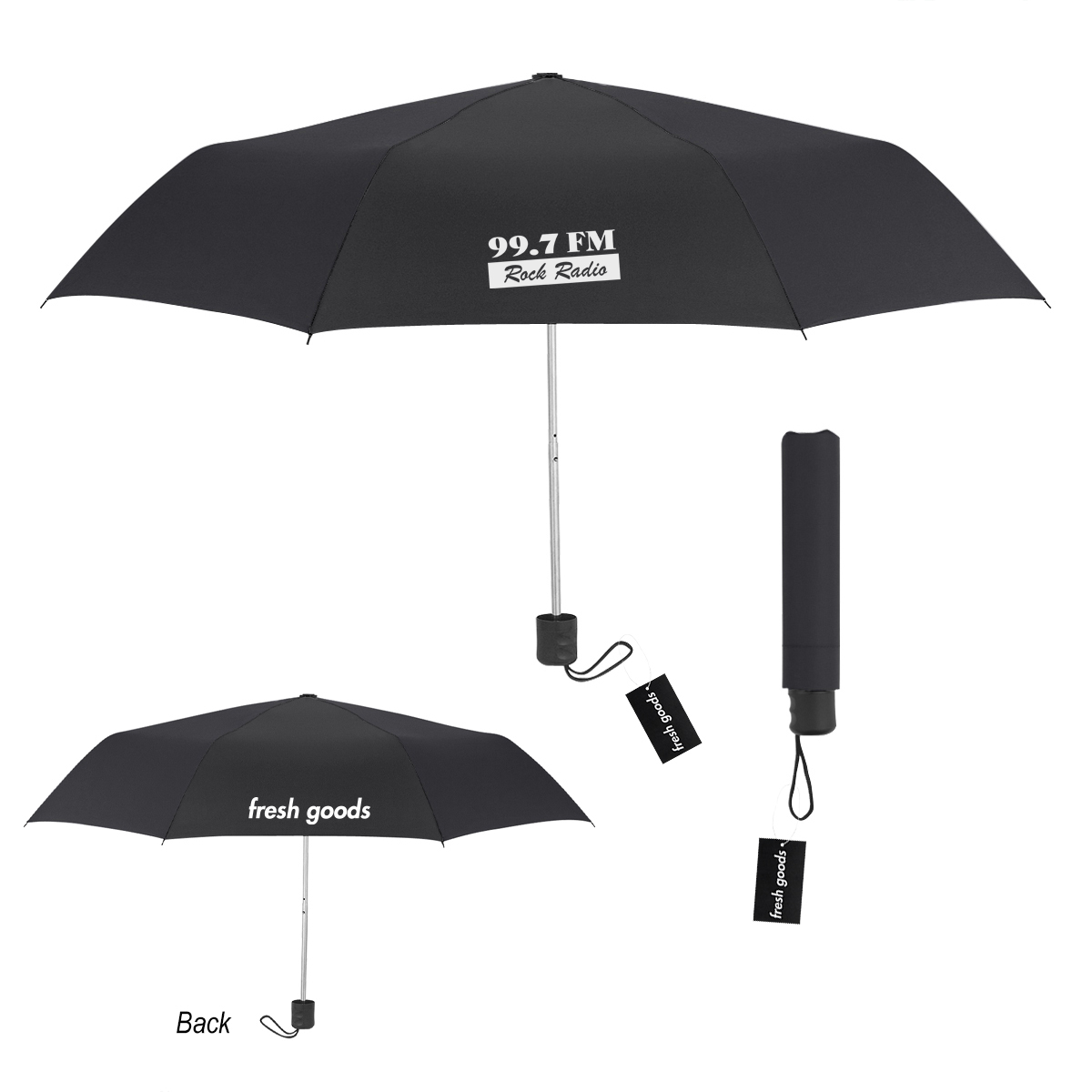 Fresh Goods 42" Arc Budget Telescopic Umbrella 5