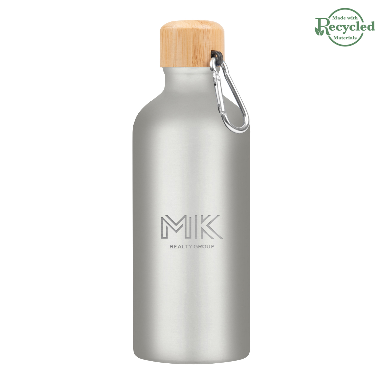 20 Oz. Aluminum Tundra Bike Bottle With Bamboo Lid 16