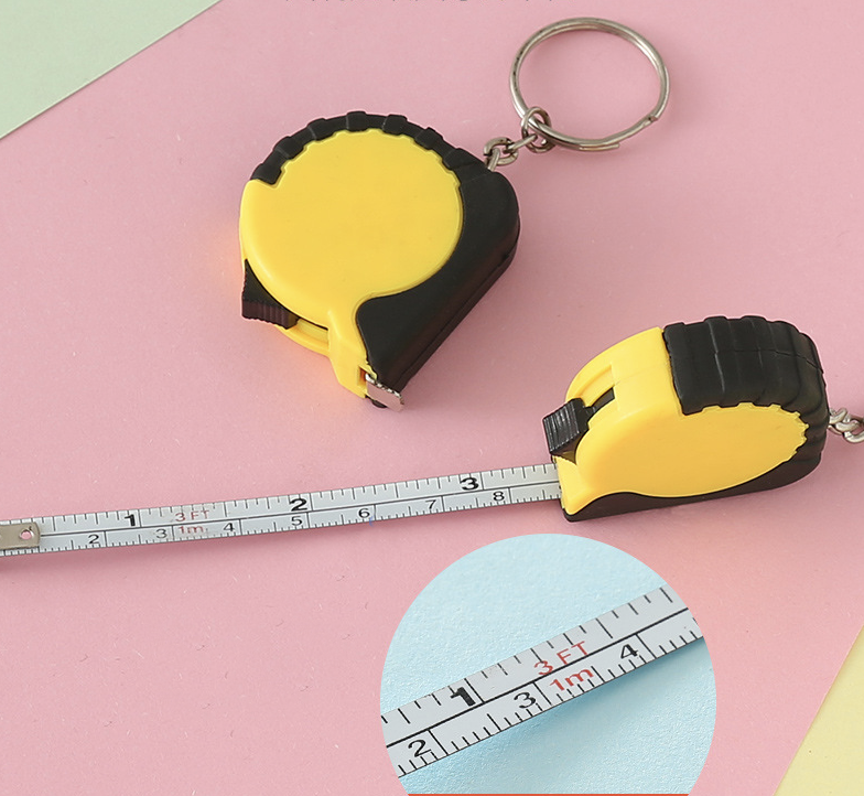 Portable Mini Tape Measure Keychain (1M 3FT ) 12