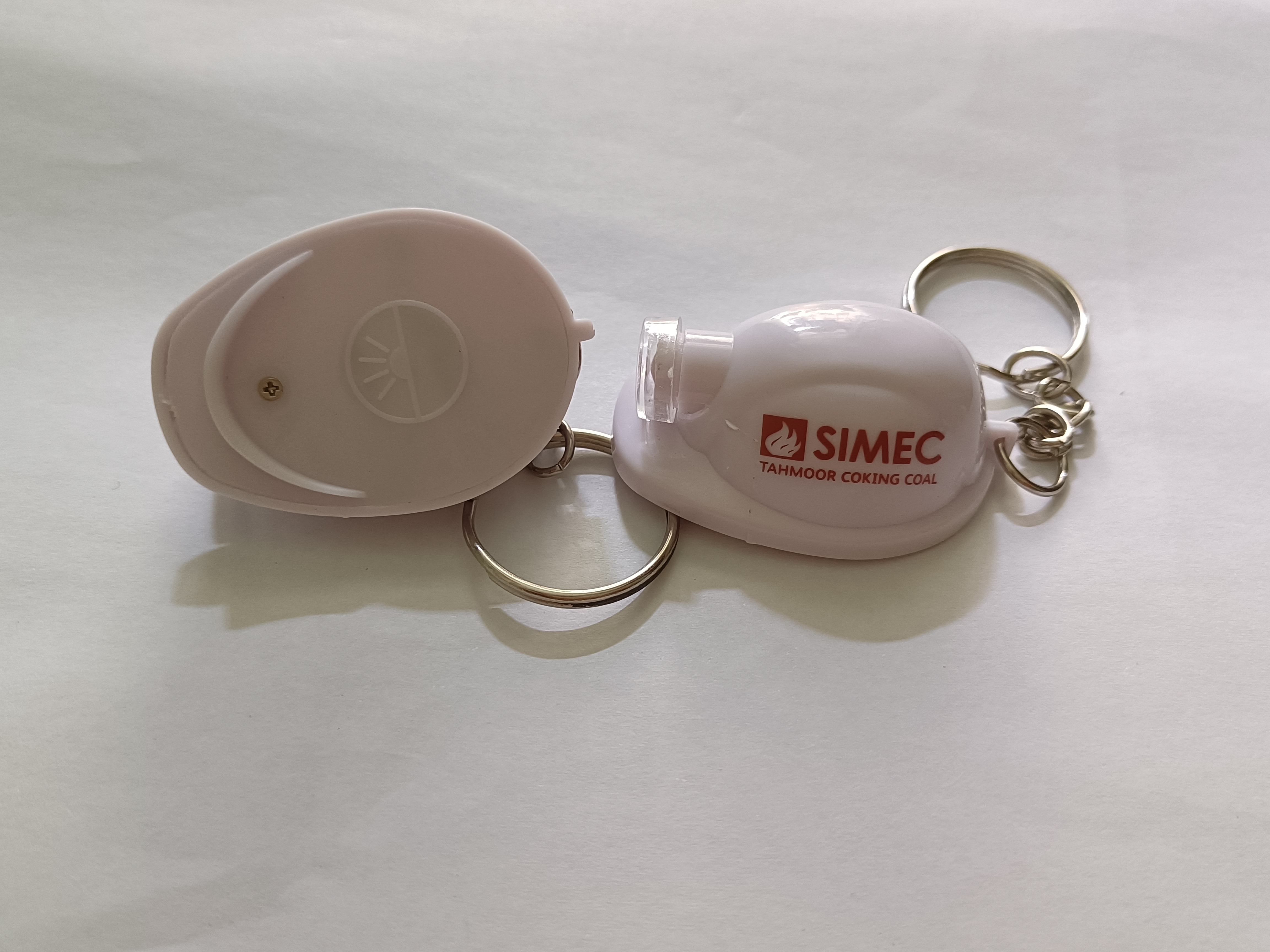 Construction Helmet Keychain with Light 3