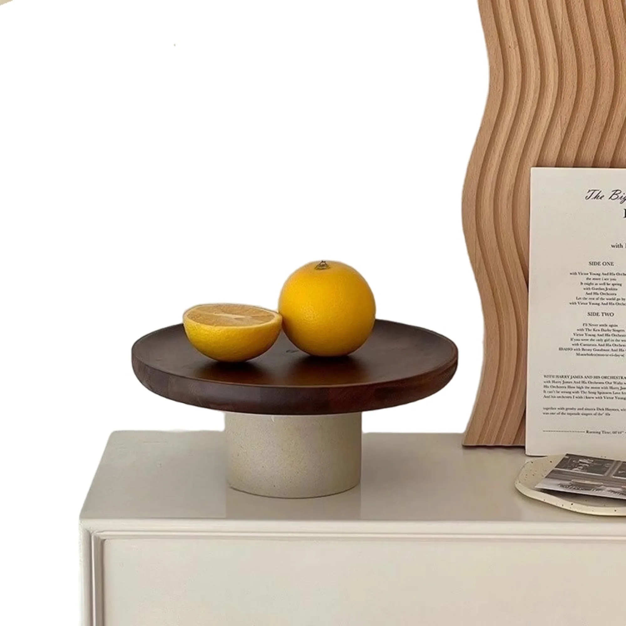 Wooden Cake Tray 1