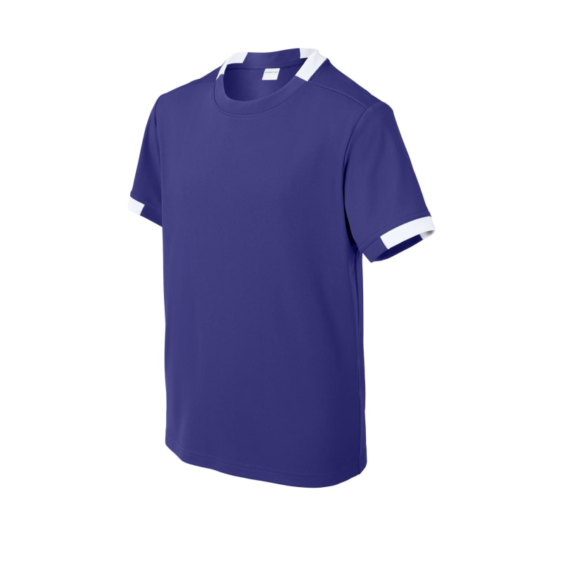 Sport-Tek Youth Club Short Sleeve Crew 33