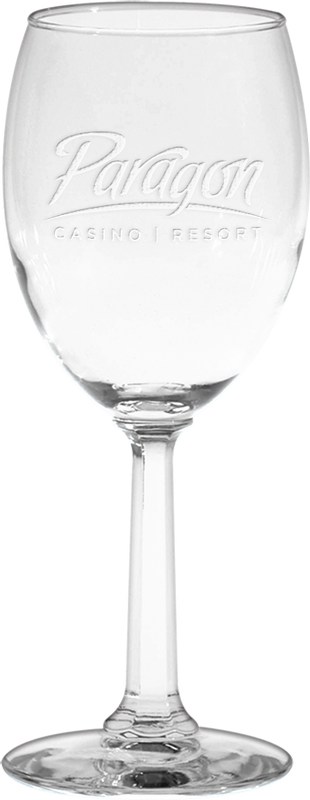 10 oz. Napa Valley Goblet-Optic Stem - Deep Etched 9