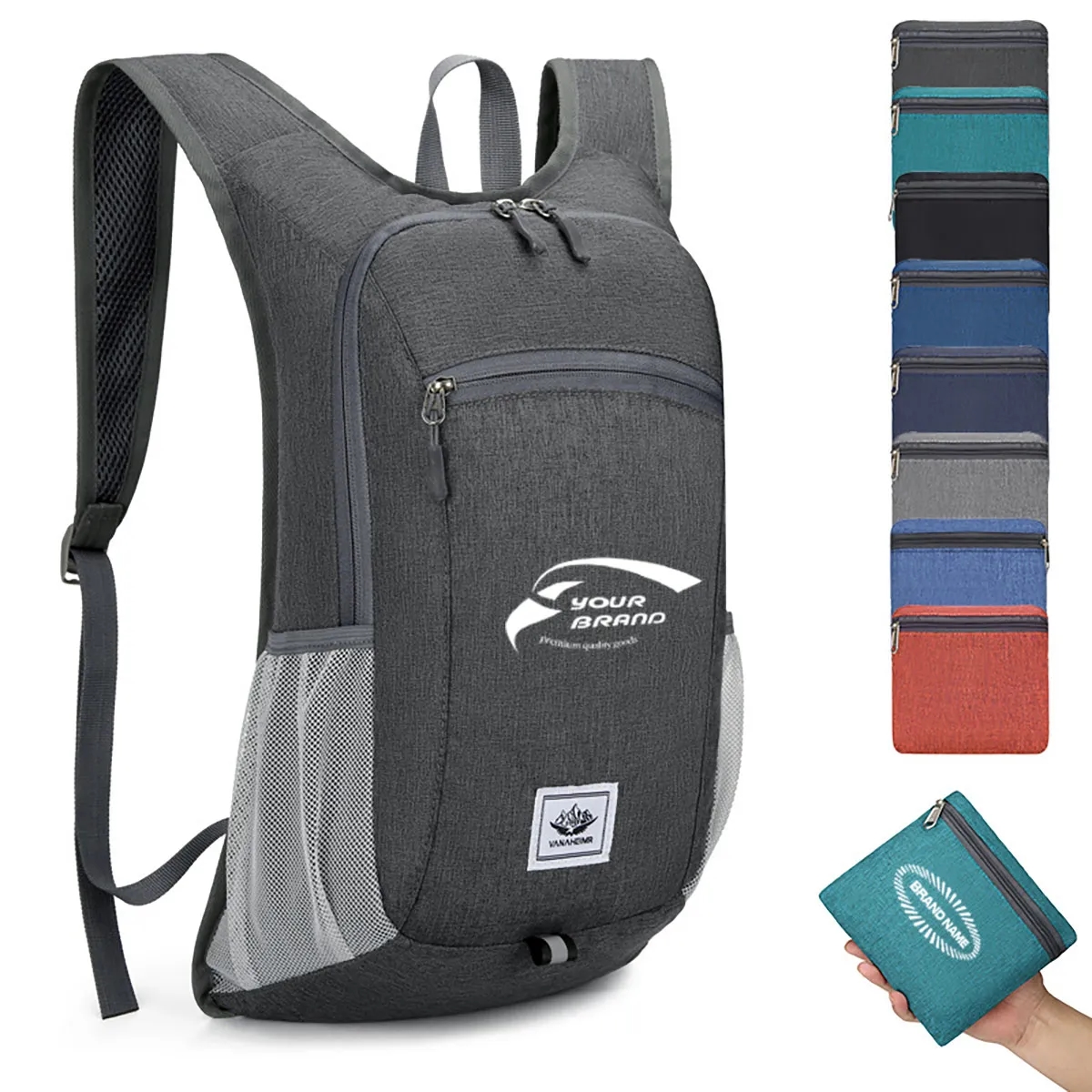 In Stock Portable Foldable Waterproof Packable Backpack 3