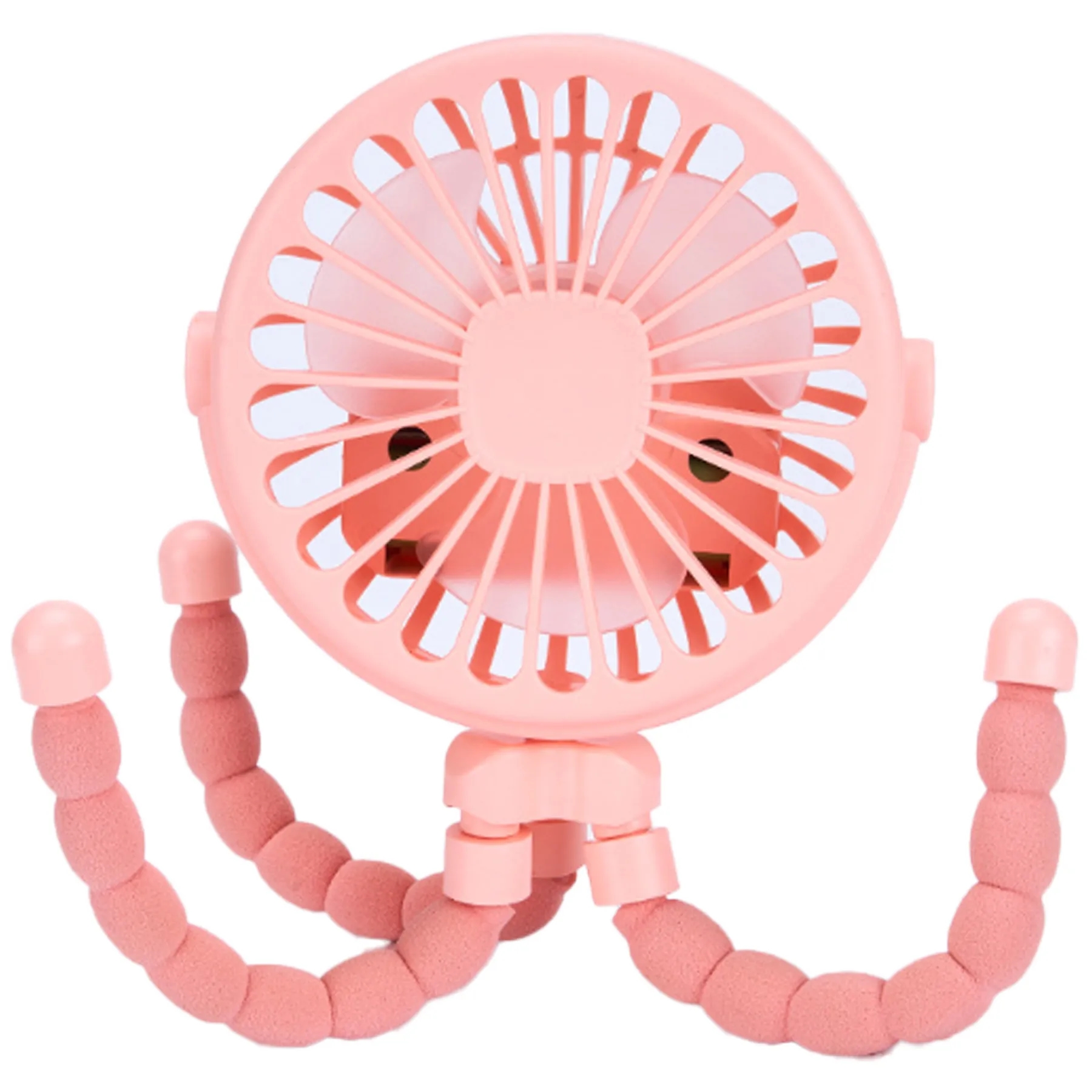 Flexible Tripod Clip On Oscillating Stroller Fan 6