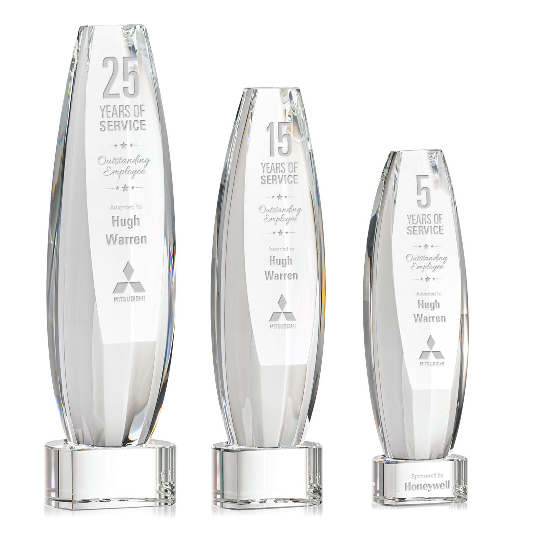 Hoover Award on Paragon Base - Clear 4