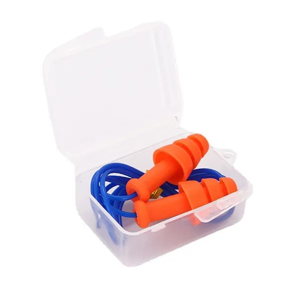 Reusable Noise Reduction Ear Plugs in Case 6