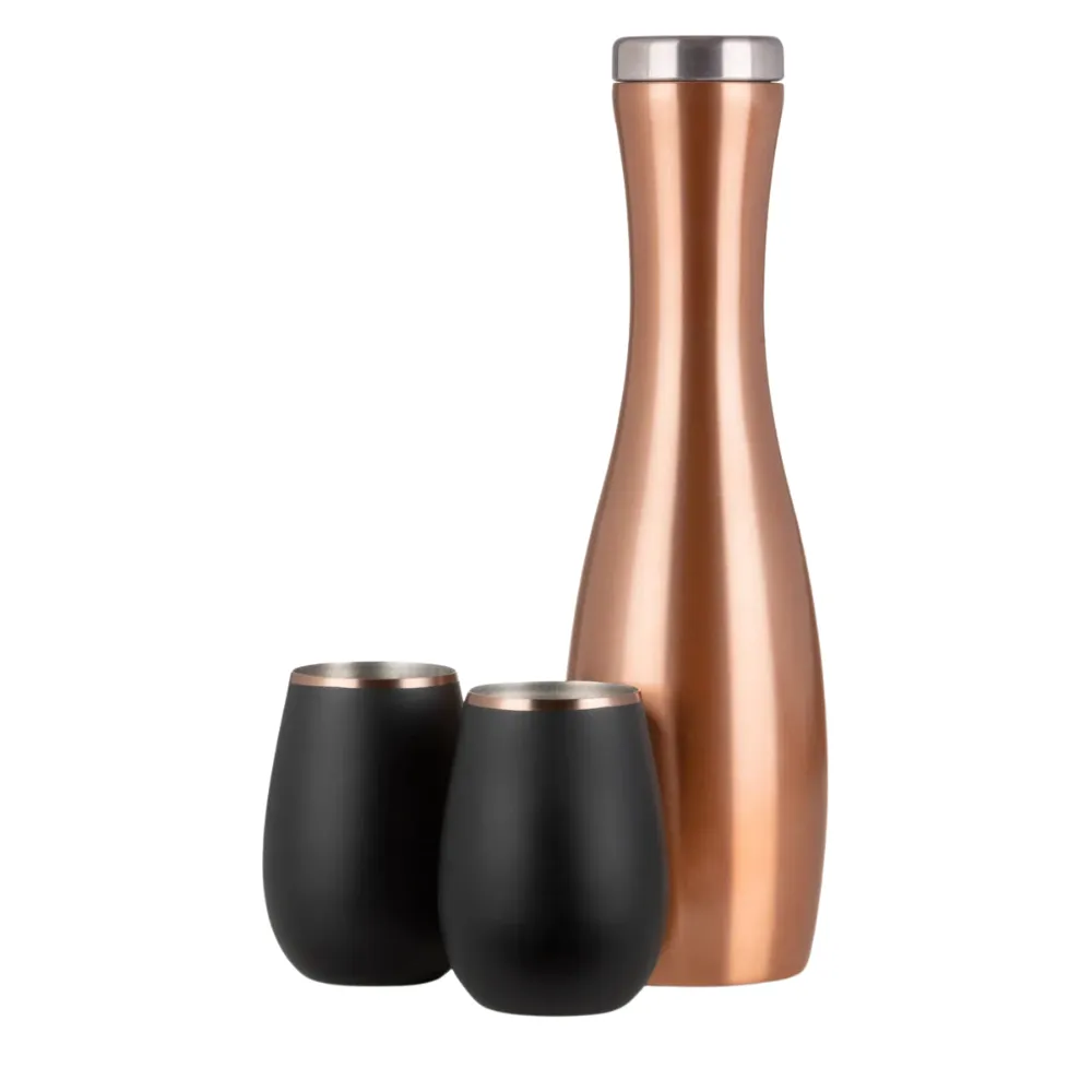 Snowfox Insulated Carafe and Wine Tumbler Set 25