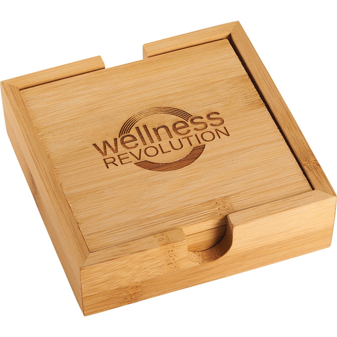 Bamboo Coaster Set 13