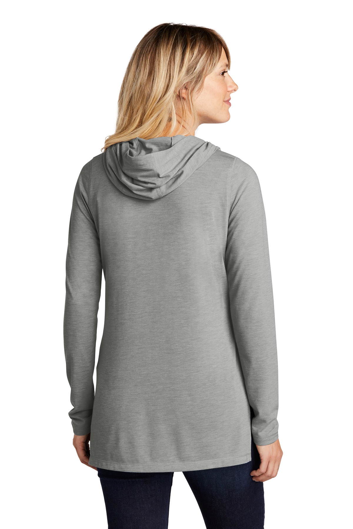 Sport-Tek Women's PosiCharge Tri-Blend Wicking Long Sleeve Hoodie LST406, custom hoodie or sweatshirt with logo imprint 42
