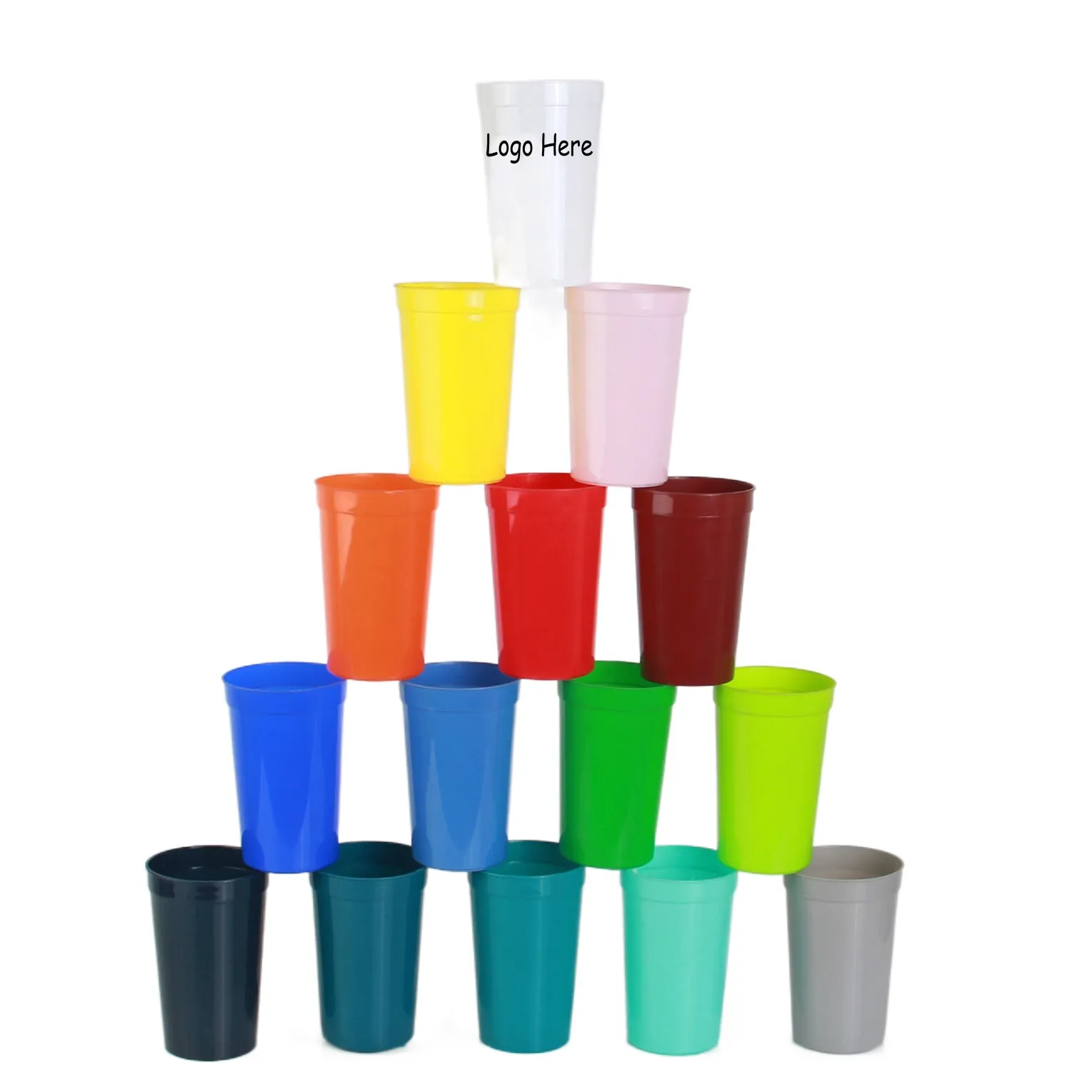 16oz Stadium Plastic Drinking Cups 1