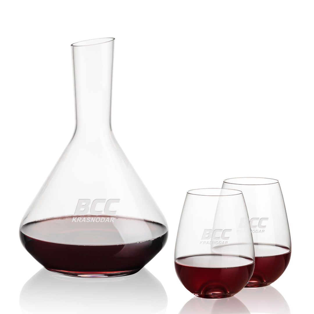 Terrassa Carafe & Edderton Stemless Wine 10