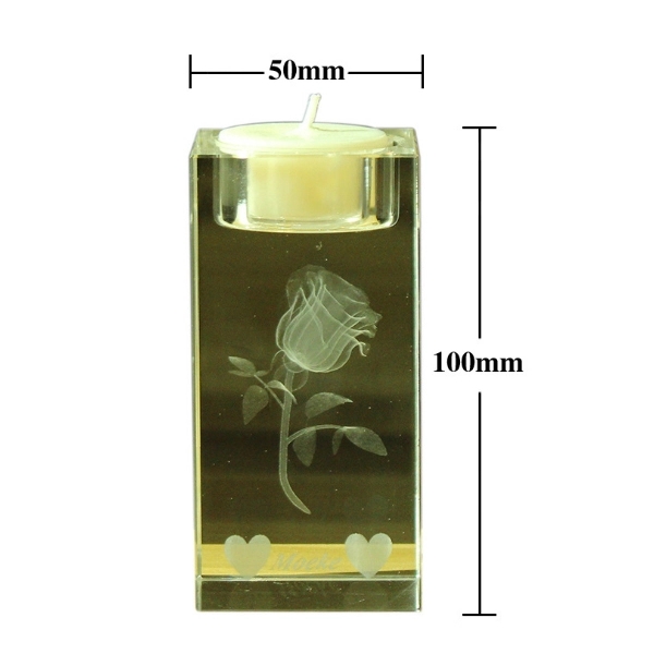 Customized Crystal Tea Light Candle Holders 6