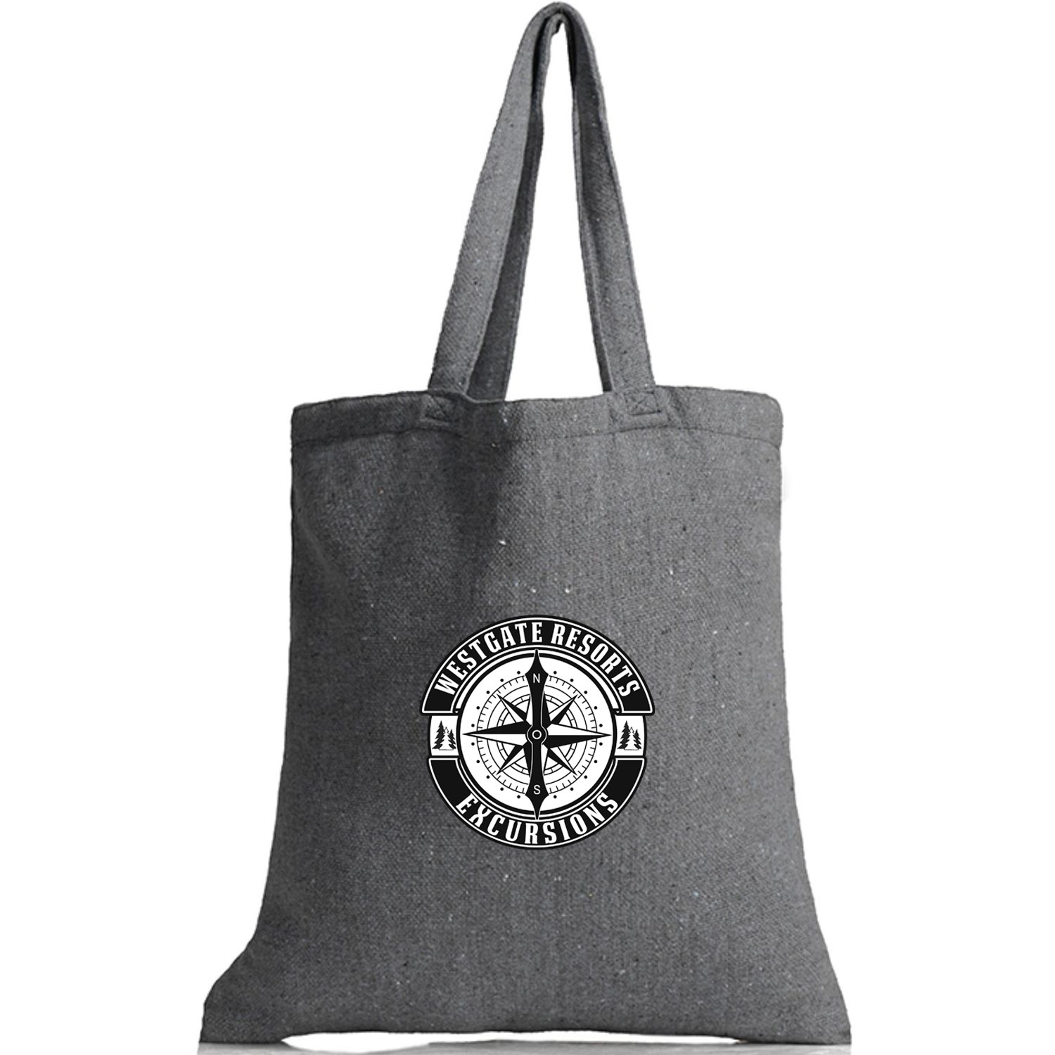 100% Recycled Heavy Cotton Canvas Bag USA Decorated (15" x 16") 2