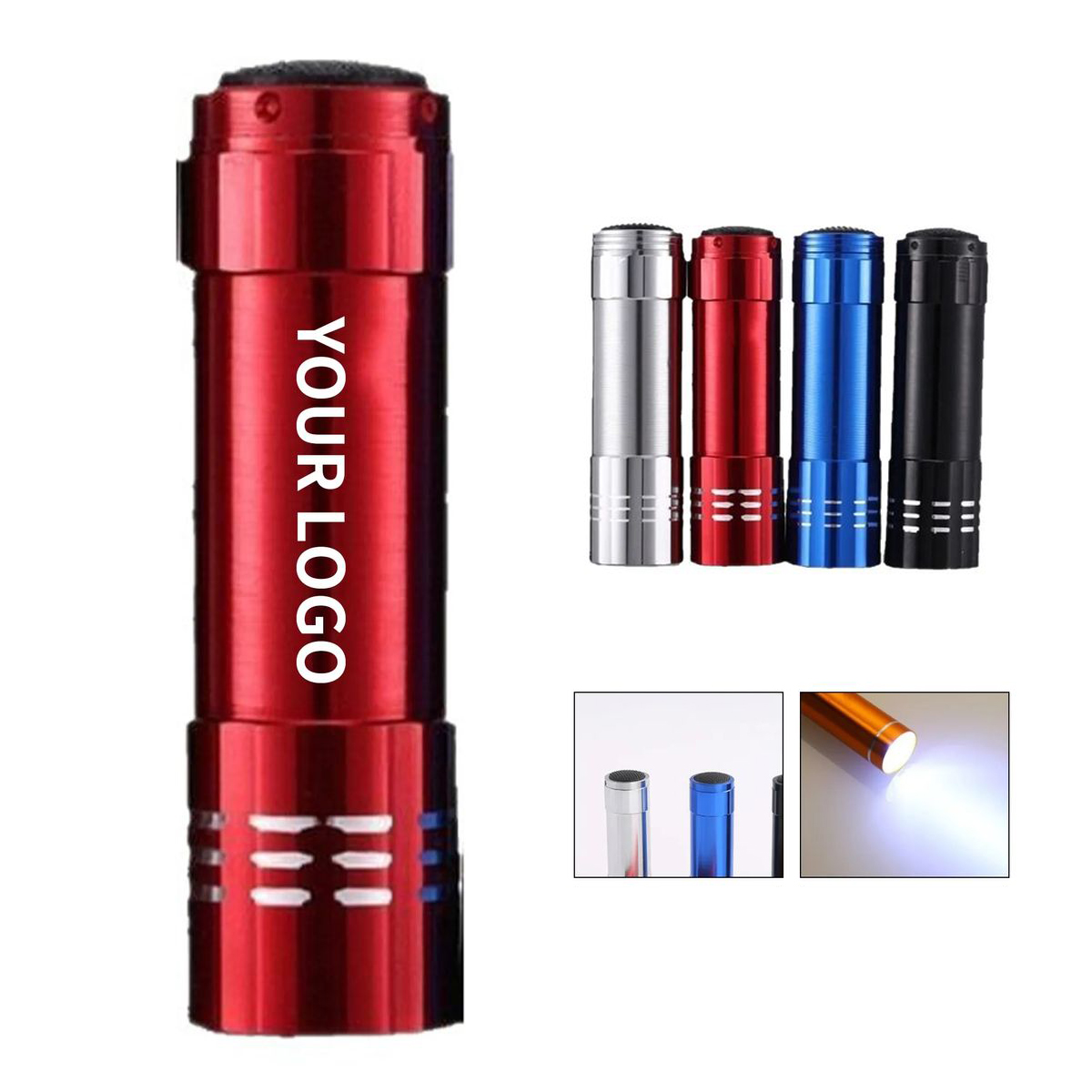 Portable 9LED Flashlight for Camping and Emergency 2