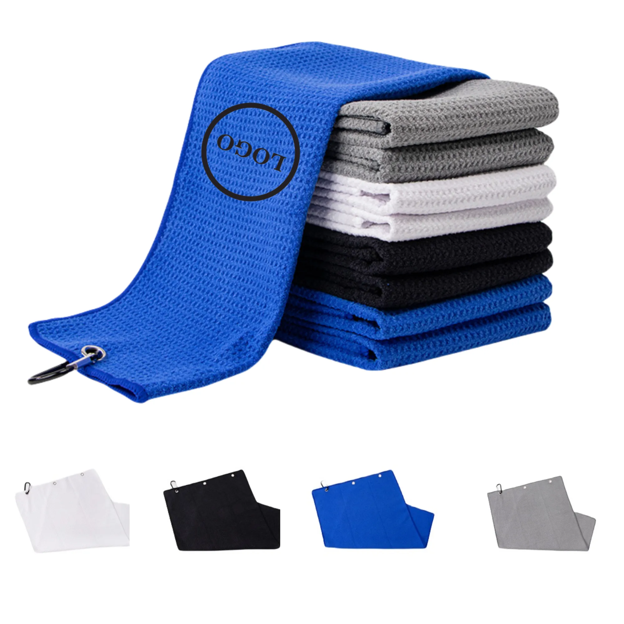 Microfiber Golf Towel with Hook 2