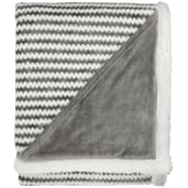 Field & Co.® Chevron Striped Sherpa Blanket 103
