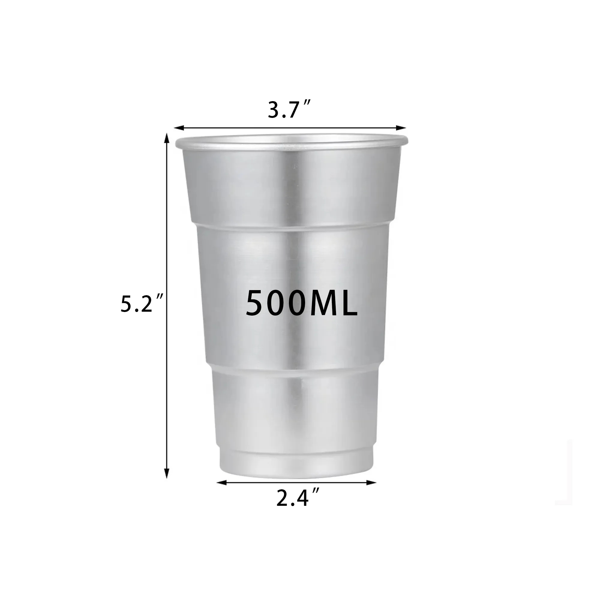 MOQ50 17 OZ. Food Grade Aluminum Cup 2