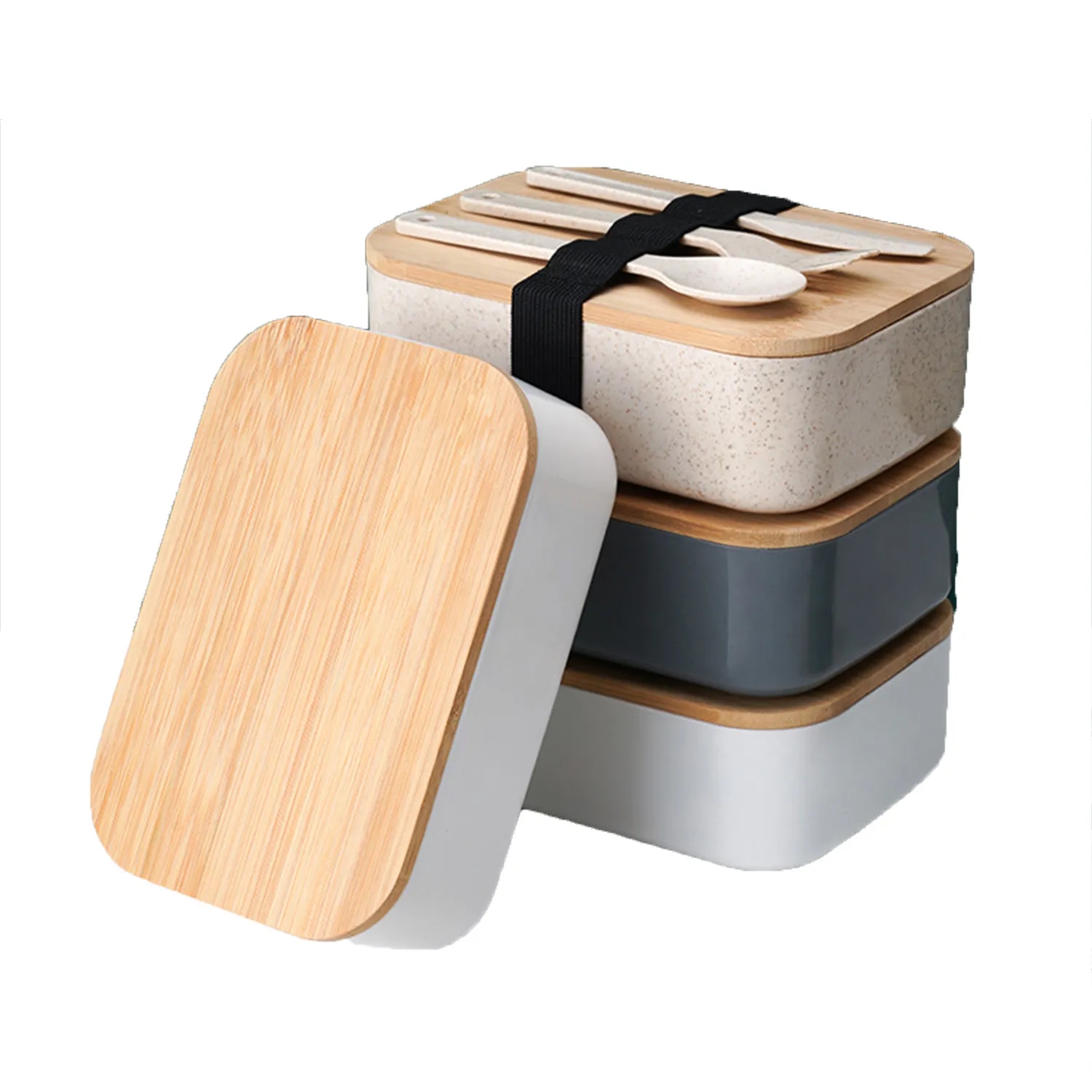 Portable Double-Layer Eco-Friendly Lunch Box 3