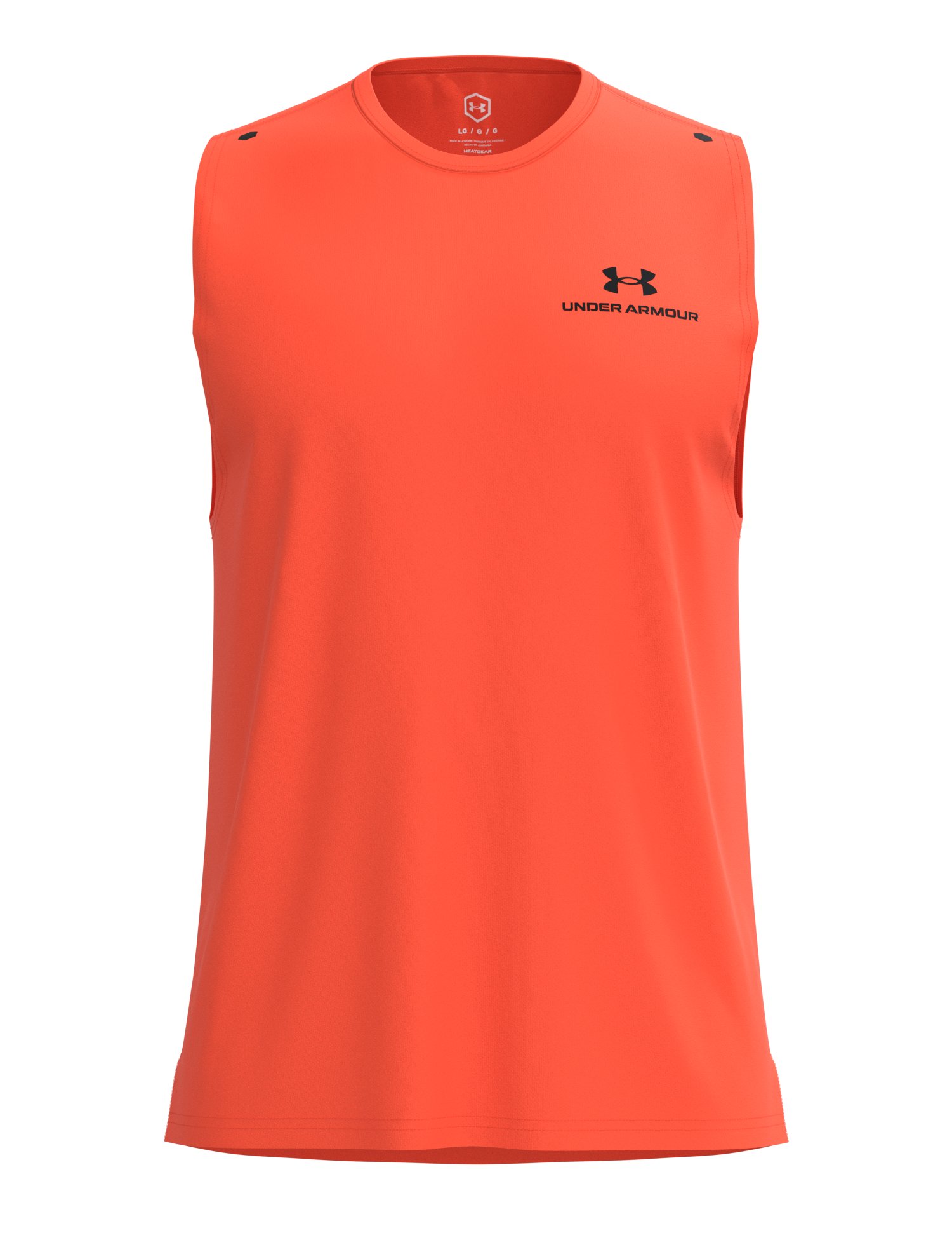 UA RUSH Energy Men's Sleeveless, custom athletic wear with logo imprint 5