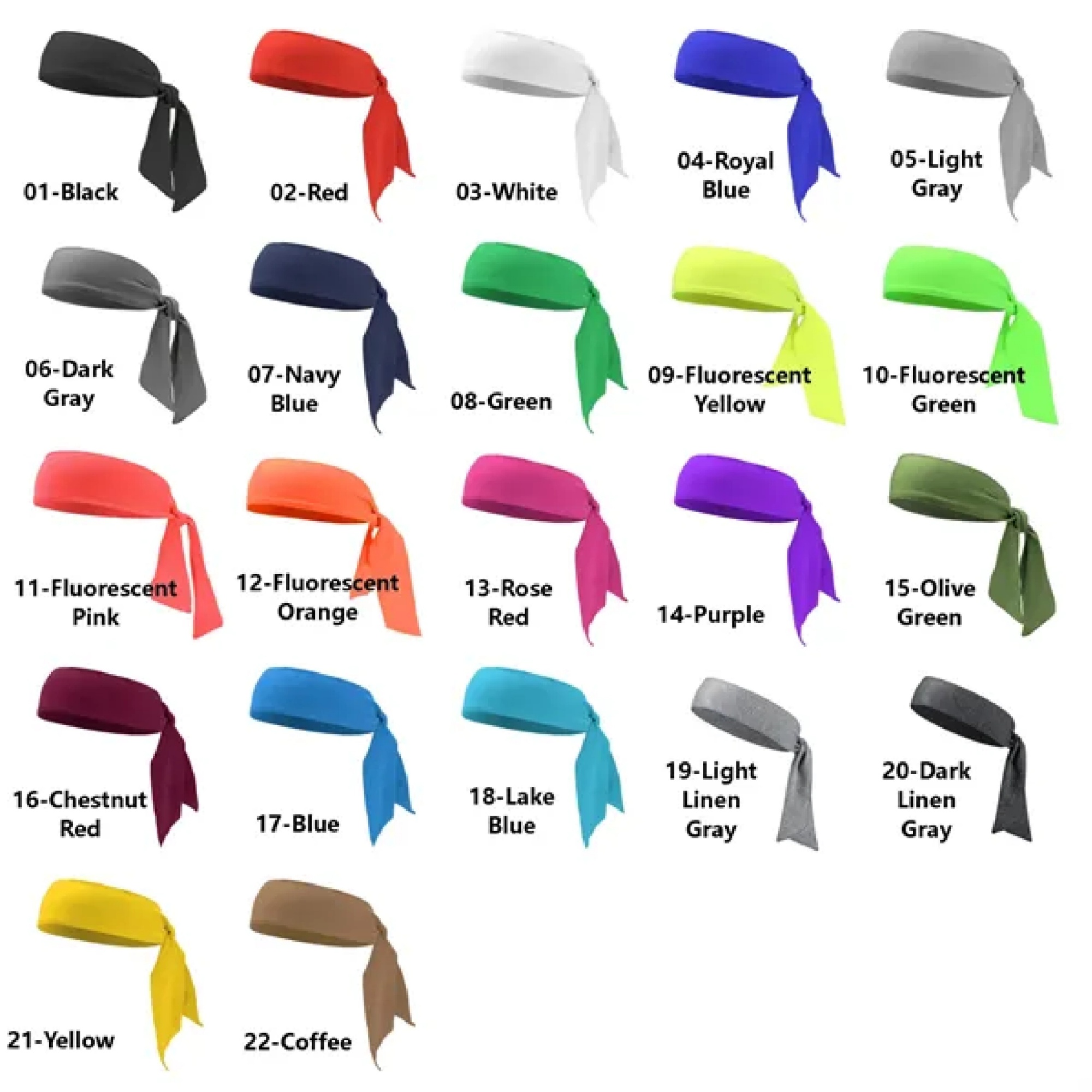 41" Sweat Wicking Headband for Sports MOQ30PCS 3