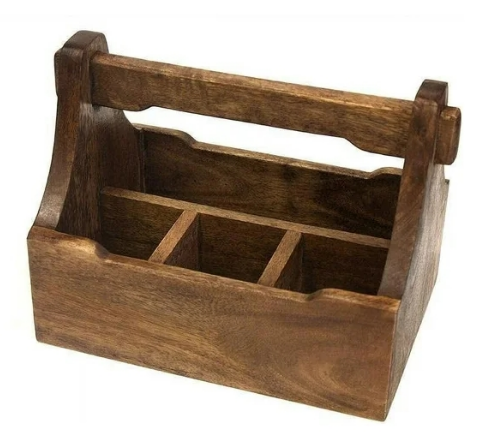 Wooden Bottle Caddy 4