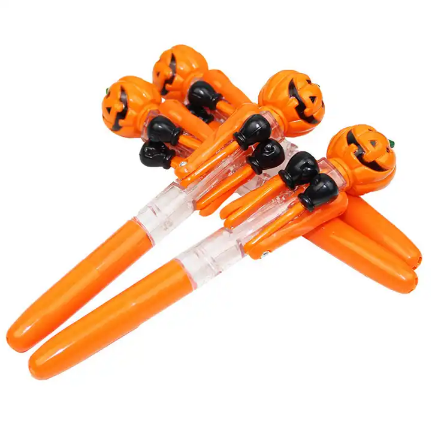 Glowing Pumpkin Ballpoint Pen 2