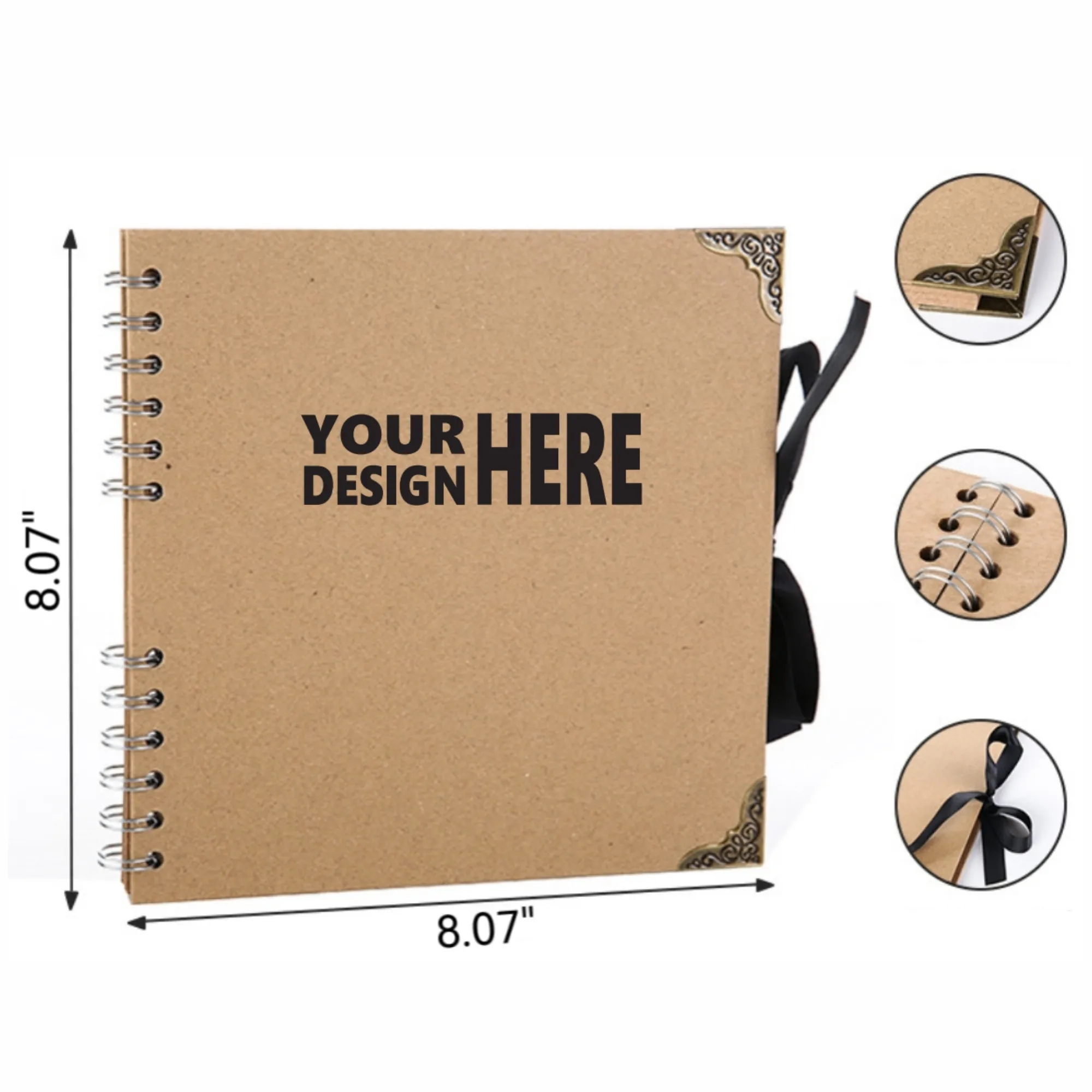 Vintage Coil DIY Scrapbook Album 2
