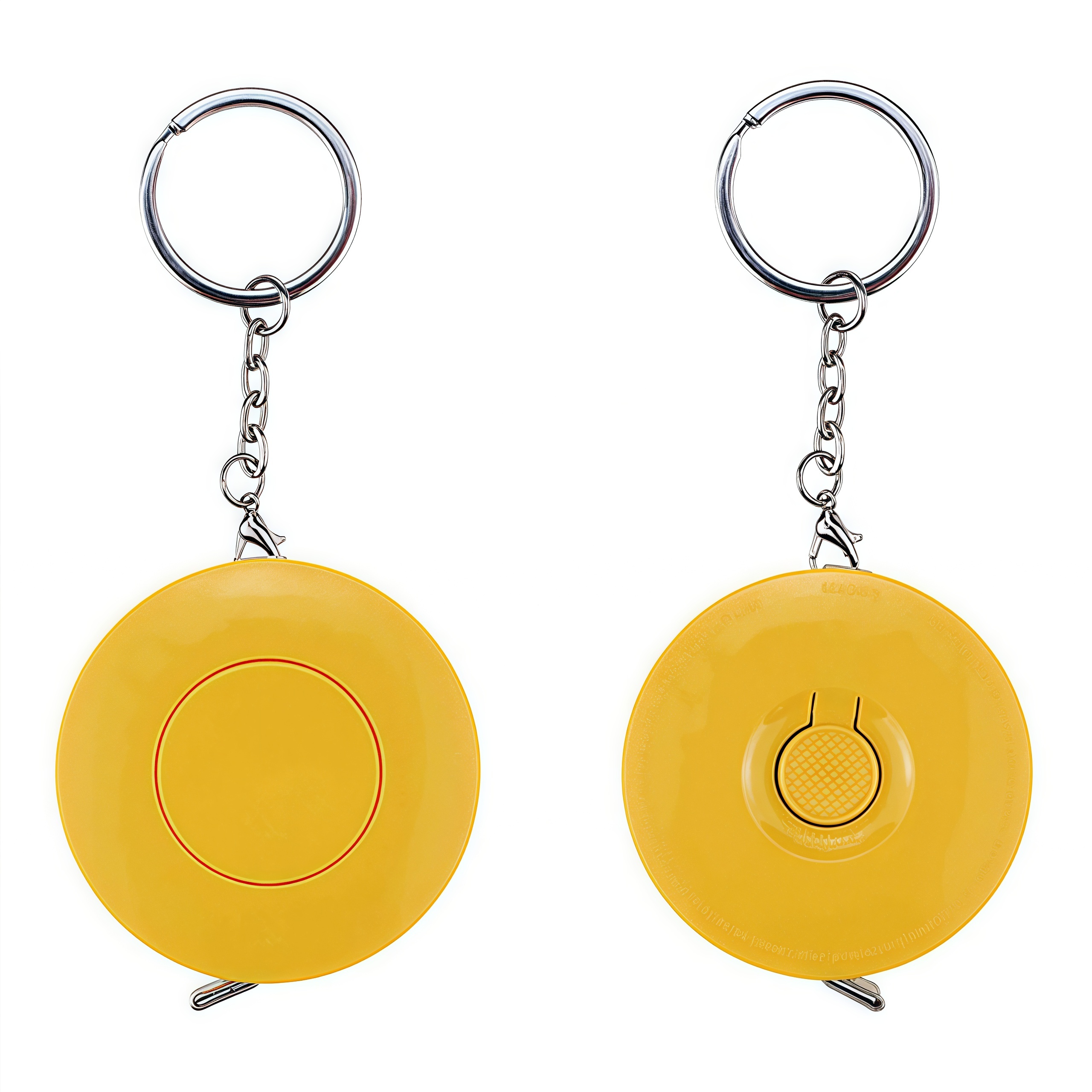 1.5m Eco-Friendly ABS Plastic Round Tape Measure with Keychain 5