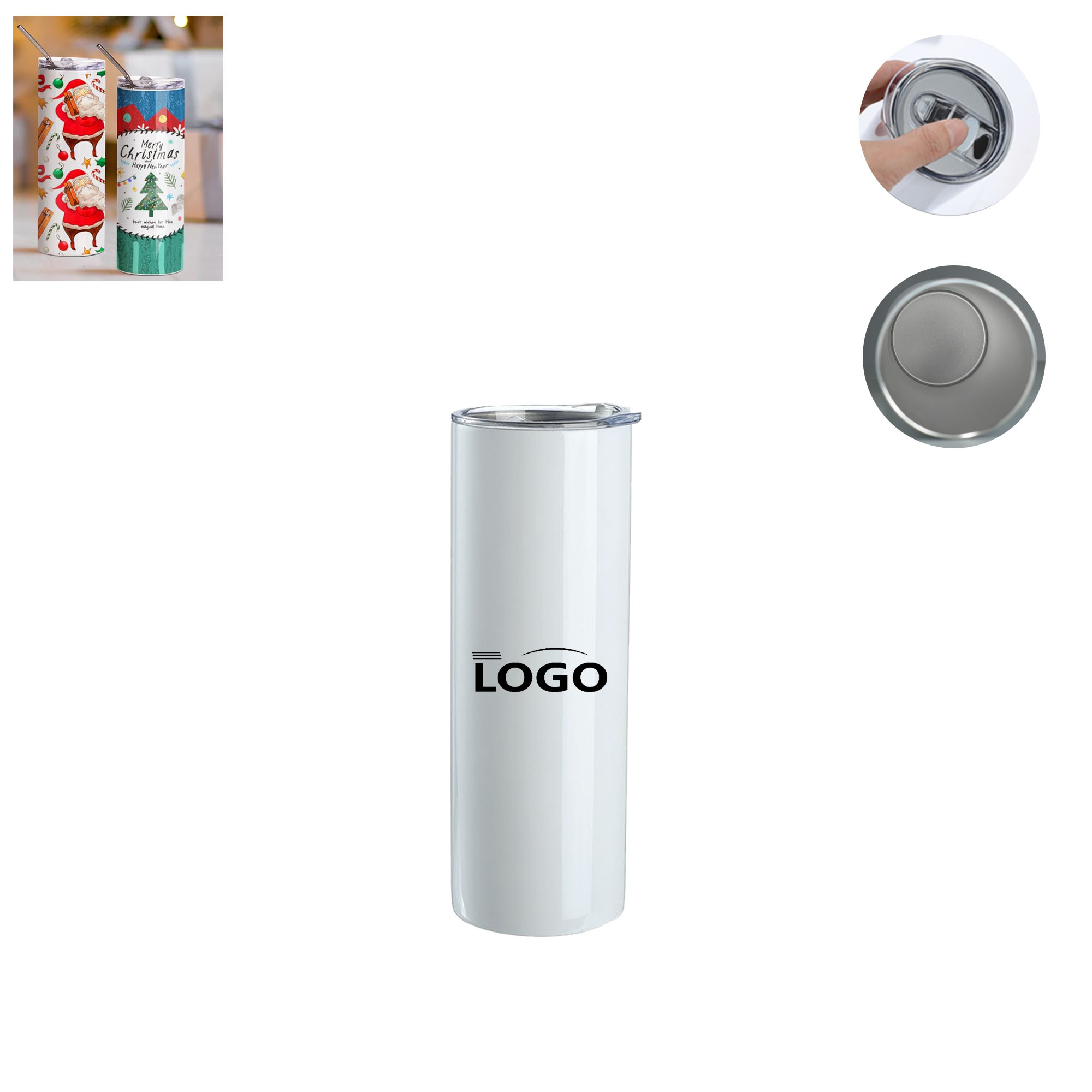 Customizable 20 oz Sublimation Tumbler Blank 1