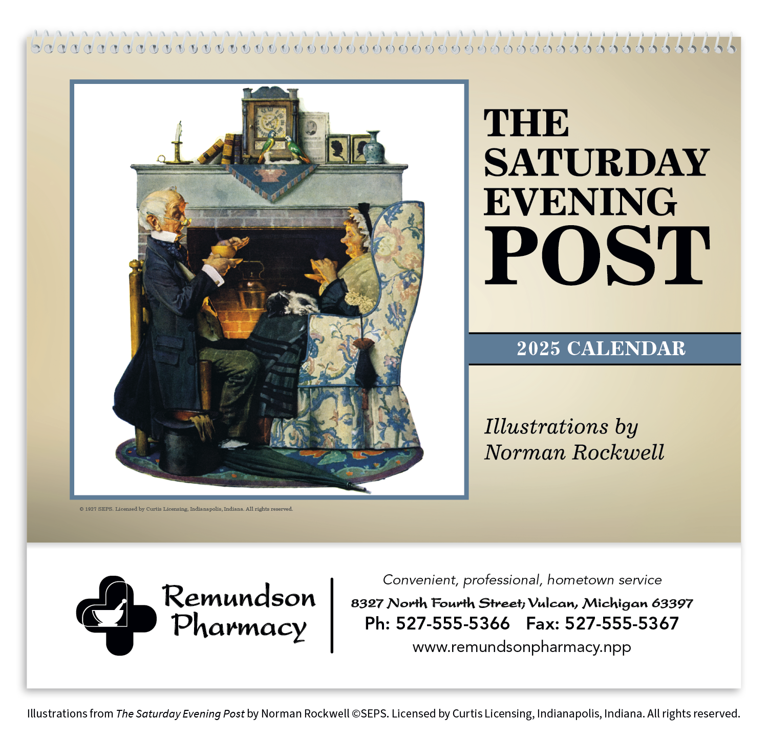 Triumph® Calendars The Saturday Evening Post Pocket Calendar 1