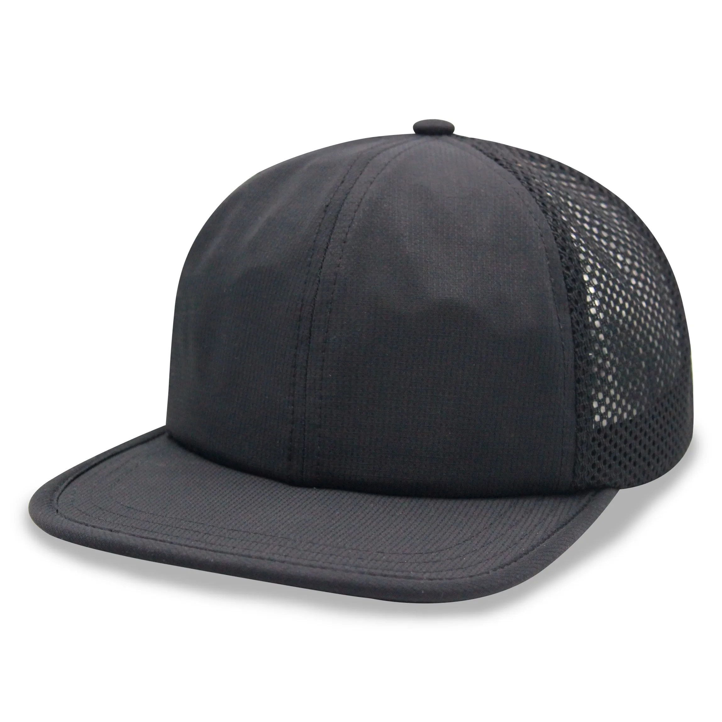 Wide set mesh trucker cap