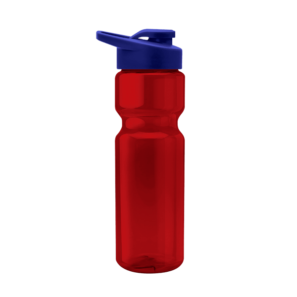 Blazer 28oz Transparent Bike Bottle w/Drink-thru Lid 2645