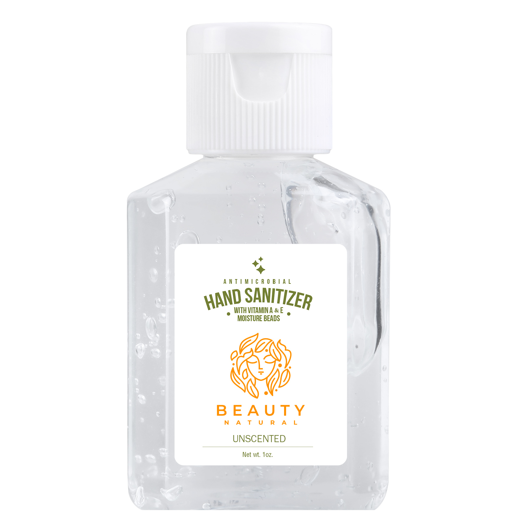 Hand Sanitizer Gel: 1 oz Rectangle Bottle 5