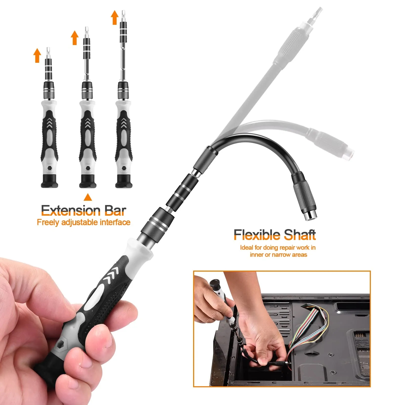 Precision Screwdriver Set, Magnetic Repair Tool Kit 6