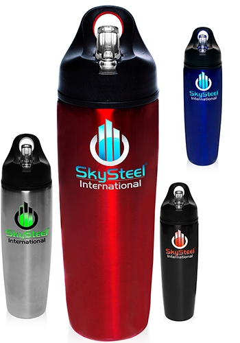 28.5 oz Stainless Steel Sports Bottle, custom water bottle with logo imprint 7