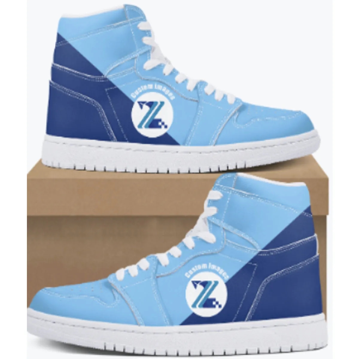 Lace Up High Top Sneakers 2
