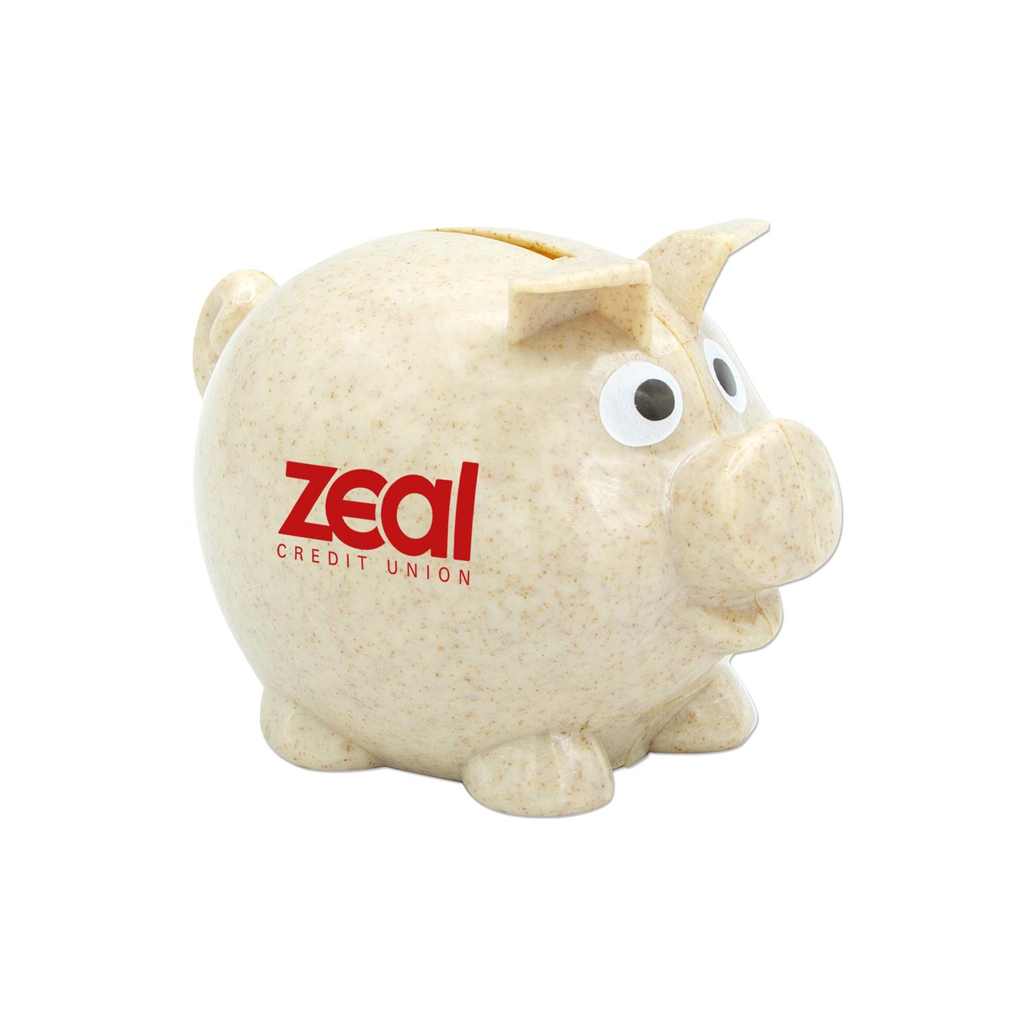 Wheat Piggy Bank 4