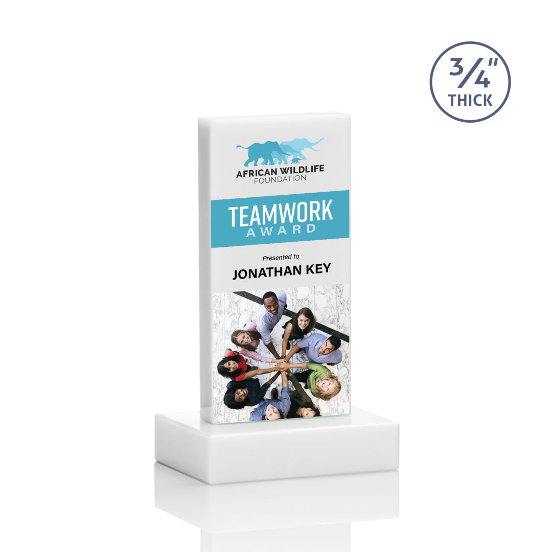 Hathaway VividPrint™ Award - White 13