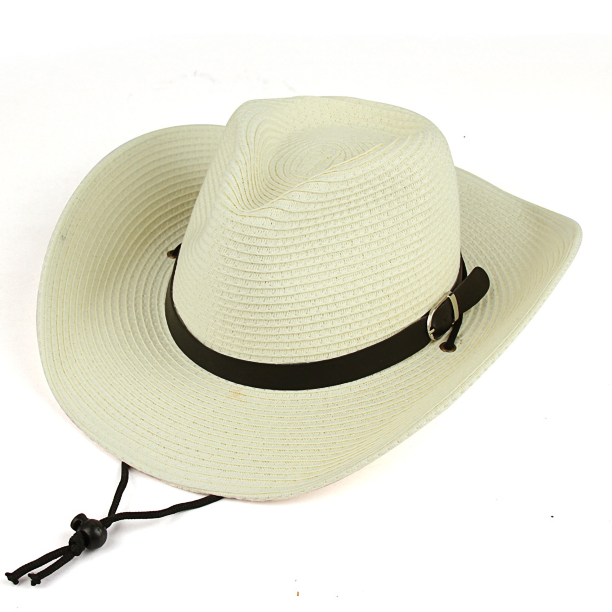 Straw Cowboy Hat w/Customizable Band 2