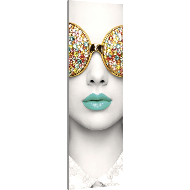 Vector Frame Edge Rectangle R-02 Fabric Poster Display