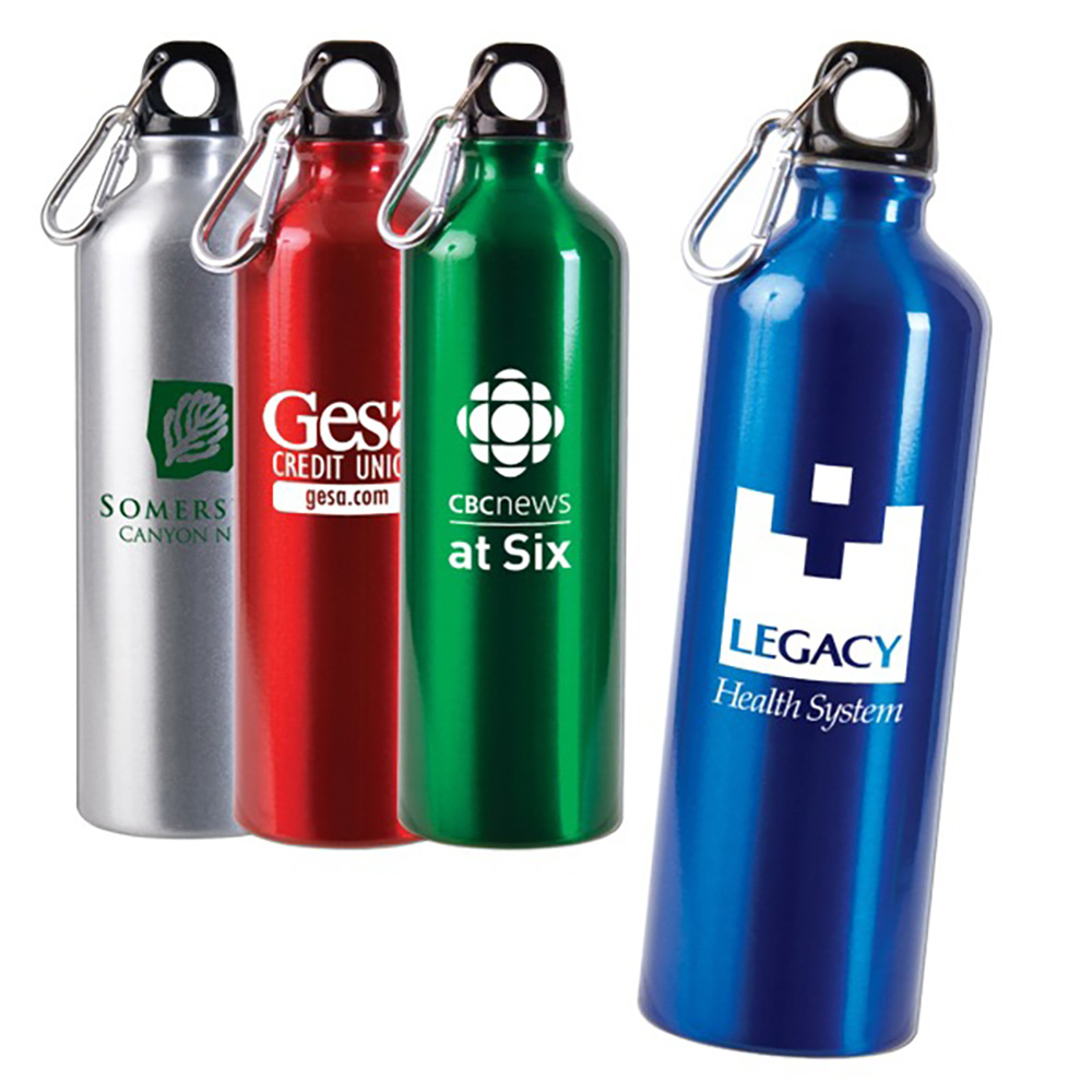 17oz Metal Water Bottle with Carabiner 2