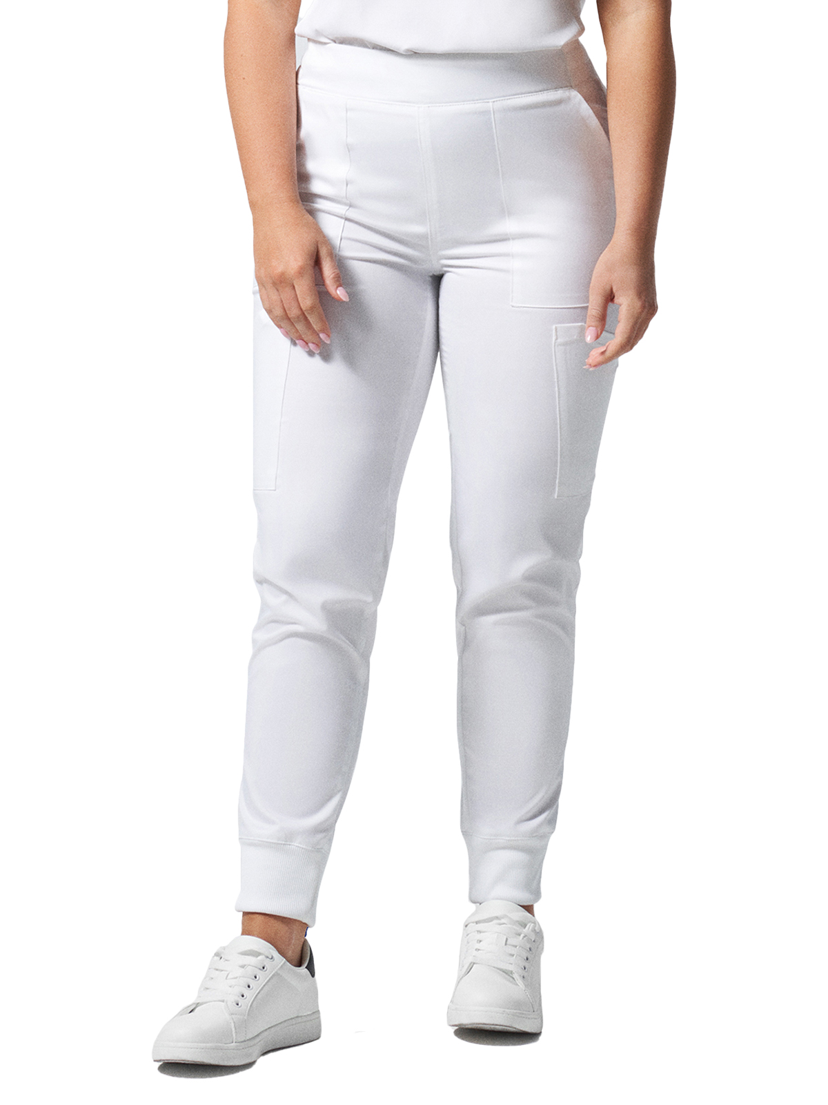 Landau - ProFlex - Women's Six-Pocket Mid-Rise Elastic-Back Waist Jogger Pant 35