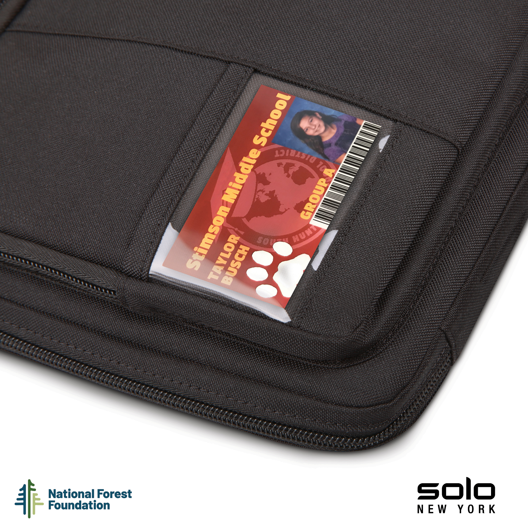 Solo New York Secure-Fit 13.3" RPET Chromebook Case 1