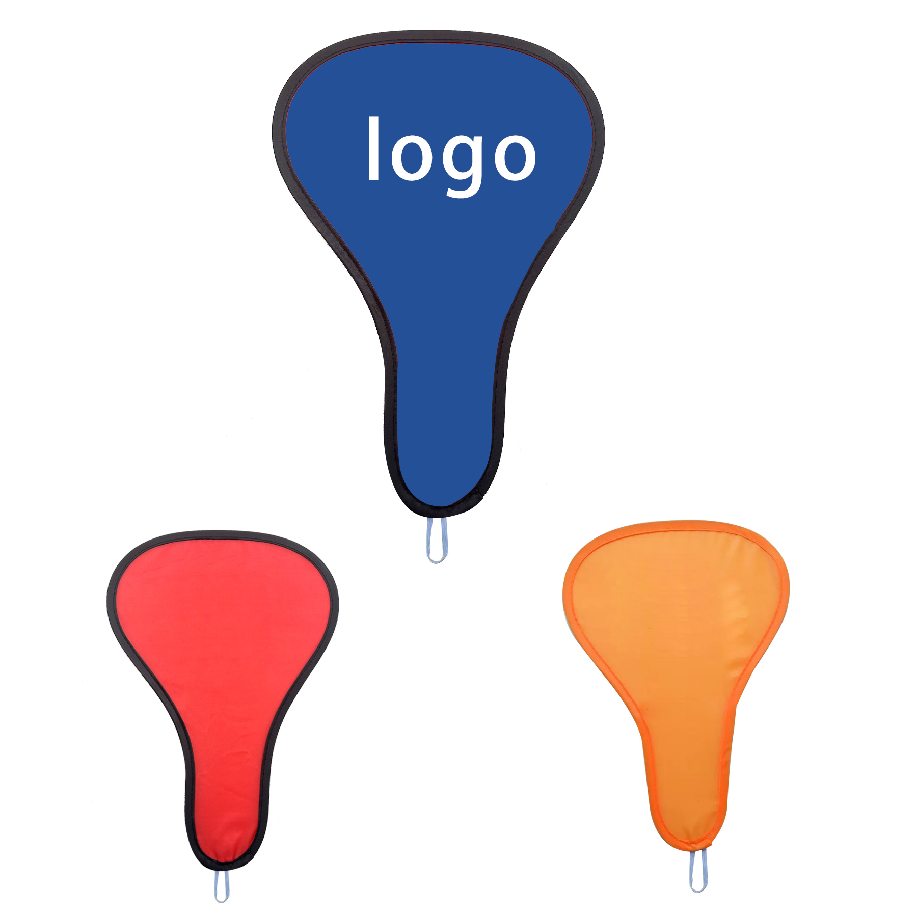 Gourd Shape Folding Polyester Fan 2