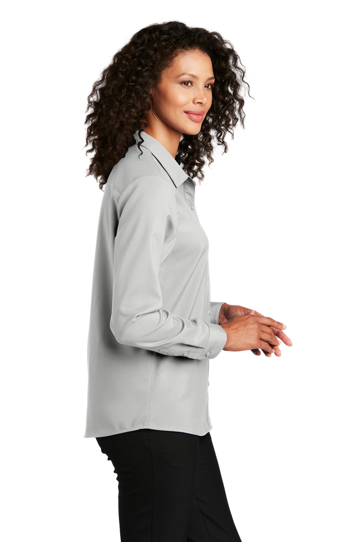 Port Authority Women's Long Sleeve Performance Staff Shirt LW401 52